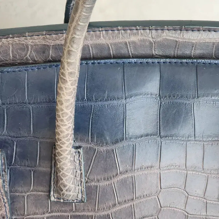 [BUNJANG] Colombo Odeon Crocodile Handbag / 정품 콜롬보 via della spiga 오데온 악어와니백