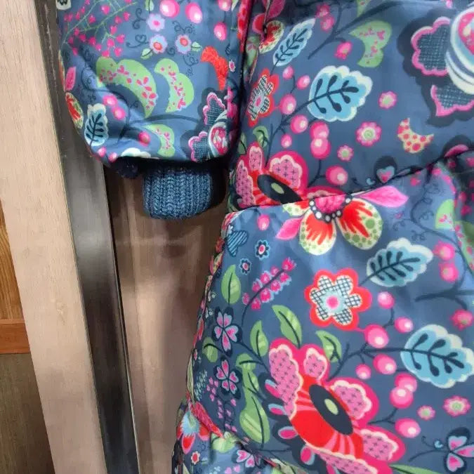 [BUNJANG] O'lily Floral Pattern Down Padded Jacket / 오일릴리  다운  패딩