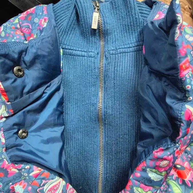 [BUNJANG] O'lily Floral Pattern Down Padded Jacket / 오일릴리  다운  패딩