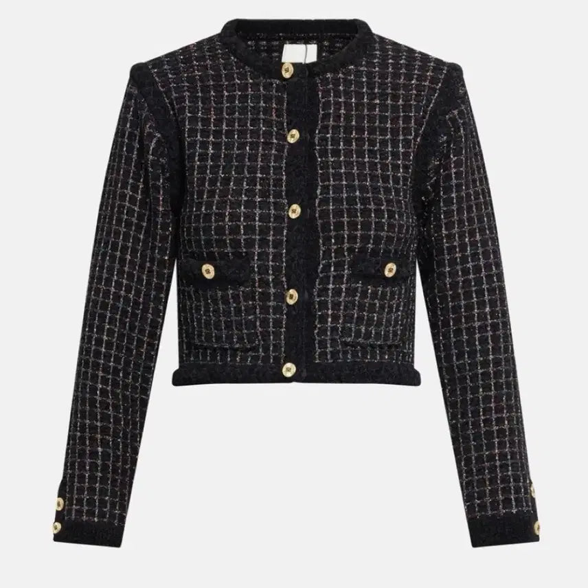 [BUNJANG] Sandro Tweed Crop Jacket / (택ㅇ) 산드로 트위드 크롭자켓 새상품