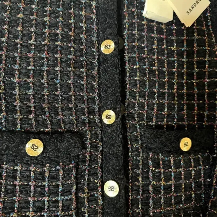 [BUNJANG] Sandro Tweed Crop Jacket / (택ㅇ) 산드로 트위드 크롭자켓 새상품