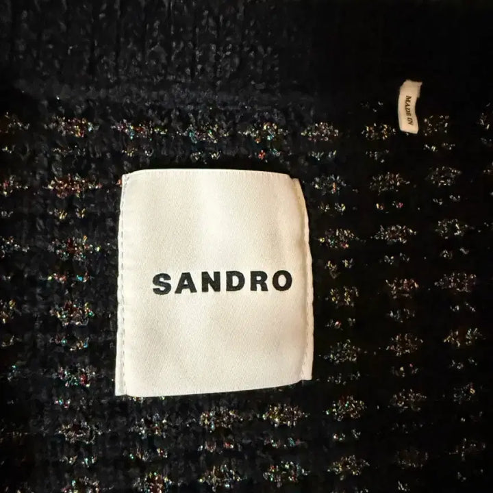 [BUNJANG] Sandro Tweed Crop Jacket / (택ㅇ) 산드로 트위드 크롭자켓 새상품