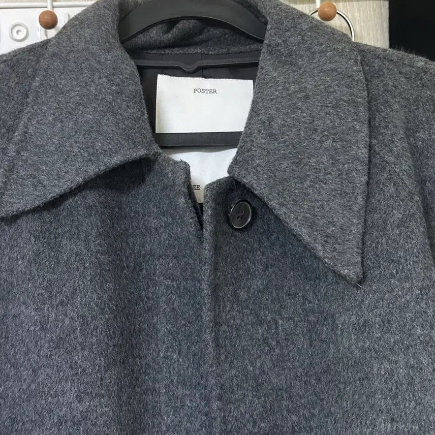 [BUNJANG] Fyeongdding Charcoal Handmade Coat / 프영띵 포스터 핸드메이드 코트(챠콜)