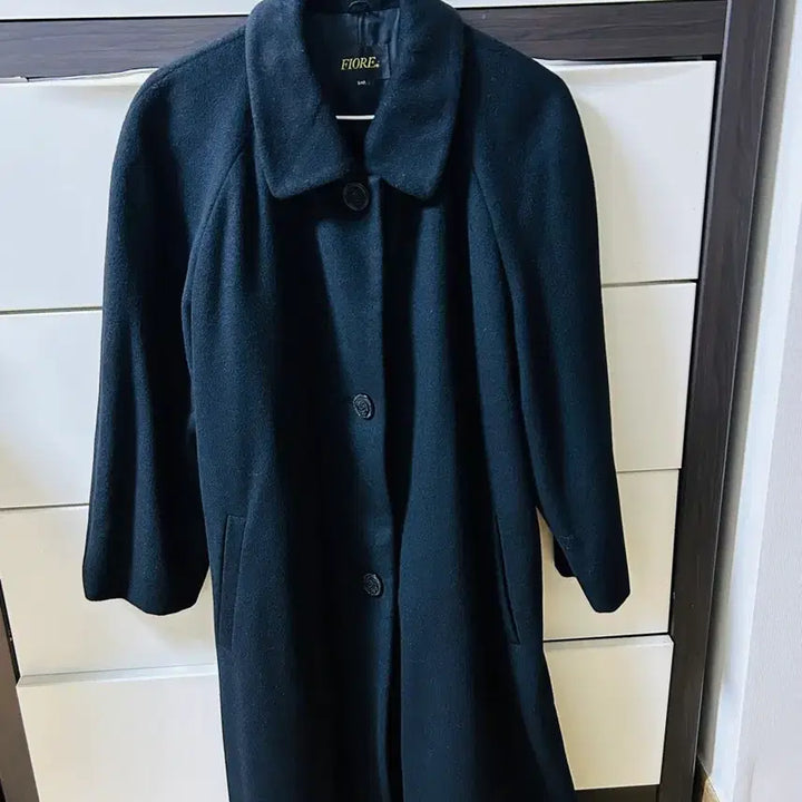 [BUNJANG] Black Cashmere Coat / 블랙 캐시미어100% 코트