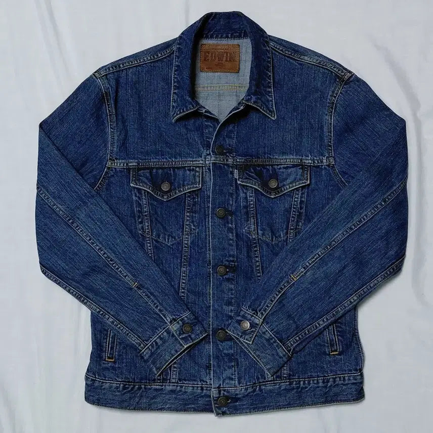 [BUNJANG] EDWIN International Basic Denim Jacket / 할인!! [L] 에드윈(EDWIN) 인터내셔널 베이직 데님 자켓 - 중청