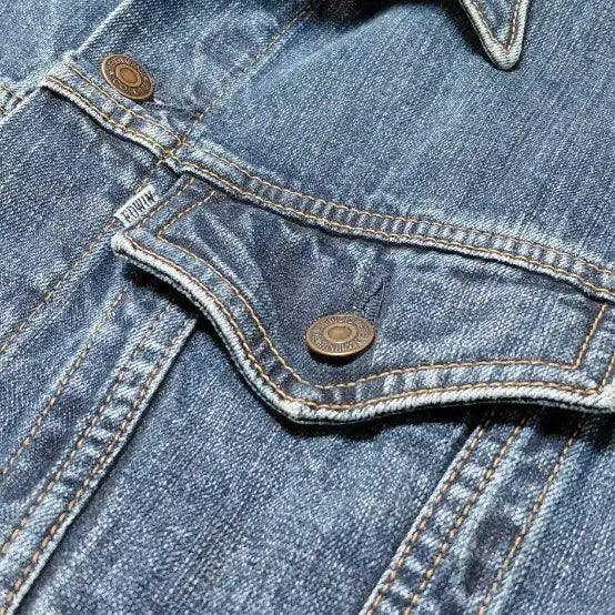 [BUNJANG] EDWIN International Basic Denim Jacket / 할인!! [L] 에드윈(EDWIN) 인터내셔널 베이직 데님 자켓 - 중청