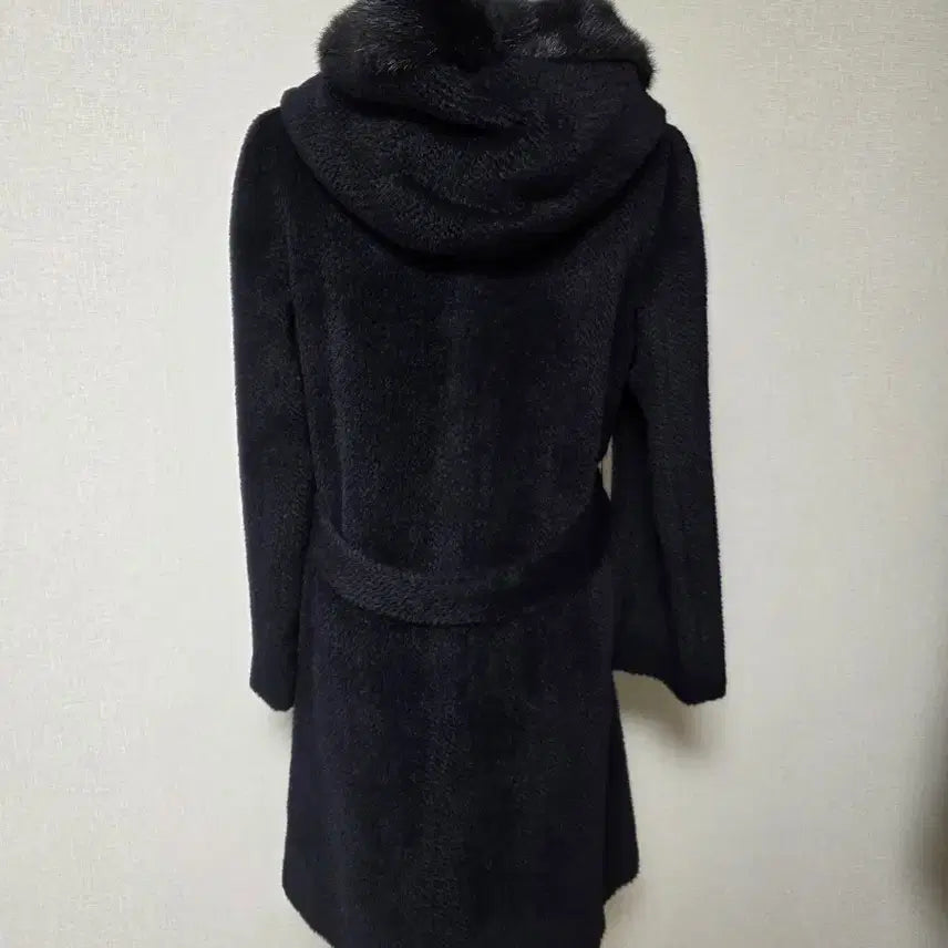 [BUNJANG] Su:real Alpaca Muskrat Fur Belt Coat / 수리알파카 68% 머스카렛 퍼 벨트 코트 / 100만원대 고급라인