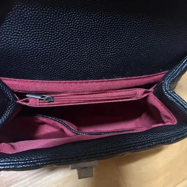 [BUNJANG] Black Quilted Chain Tote/Shoulder Bag / 퀼팅 체인 블랙 토트백 겸 숄더백
