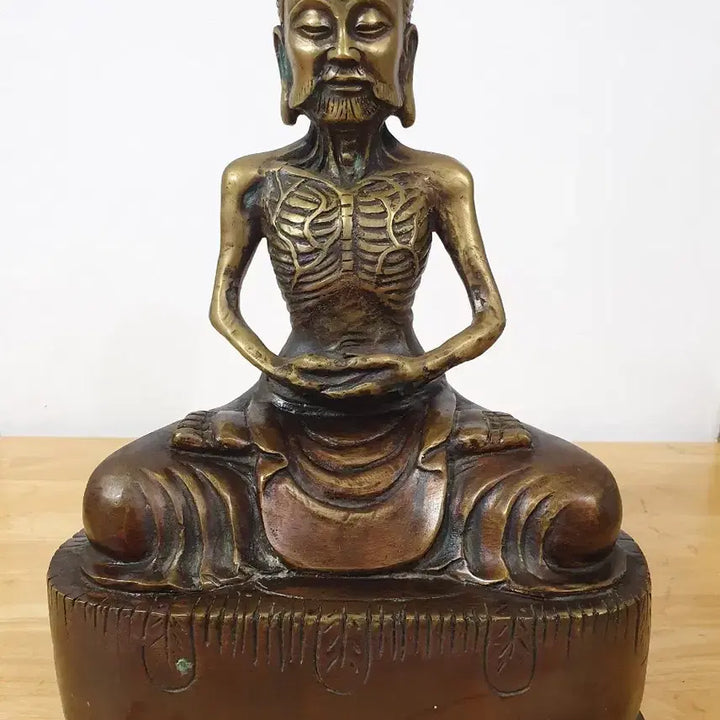 [BUNJANG] Antique Bronze Buddhist Statue / 불상 ( 고행 부처상 )