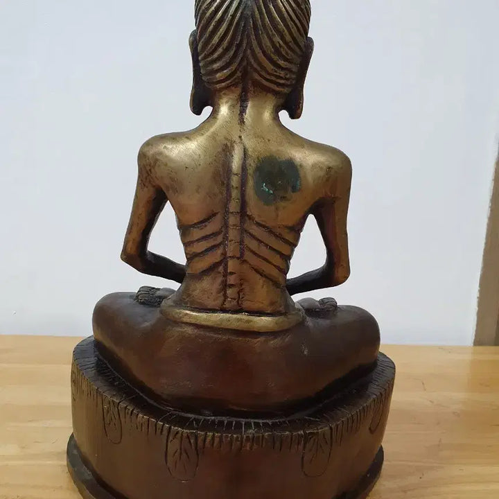 [BUNJANG] Antique Bronze Buddhist Statue / 불상 ( 고행 부처상 )