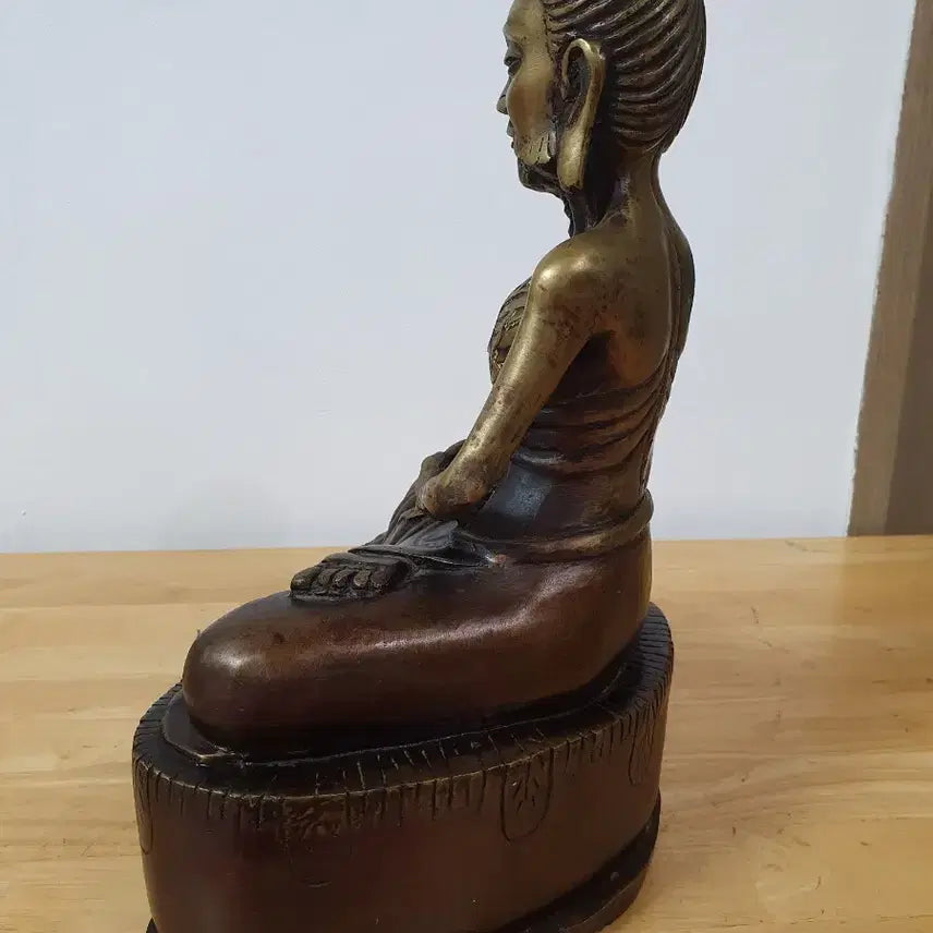 [BUNJANG] Antique Bronze Buddhist Statue / 불상 ( 고행 부처상 )
