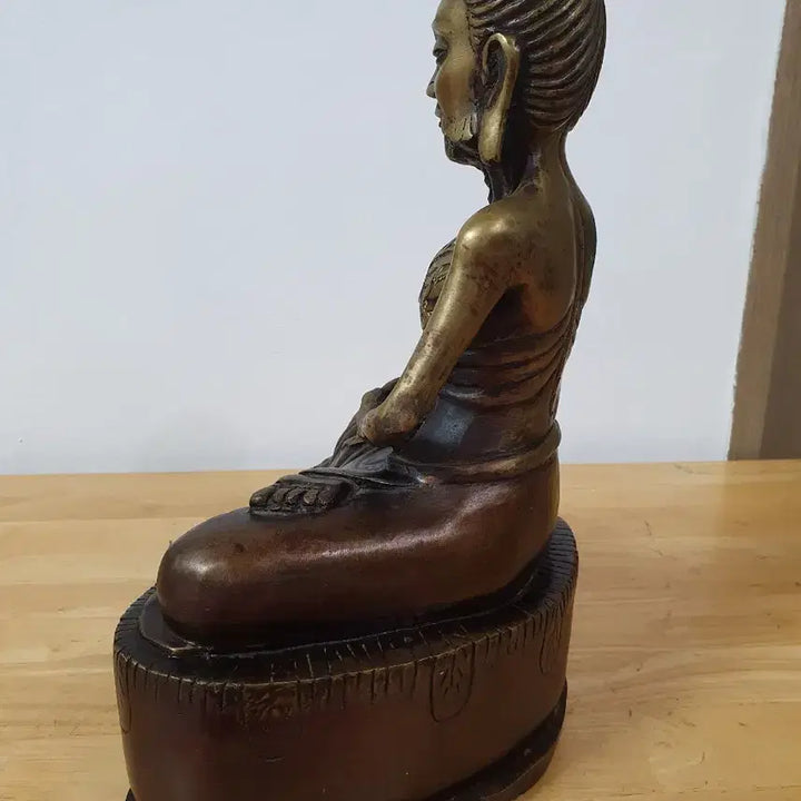 [BUNJANG] Antique Bronze Buddhist Statue / 불상 ( 고행 부처상 )