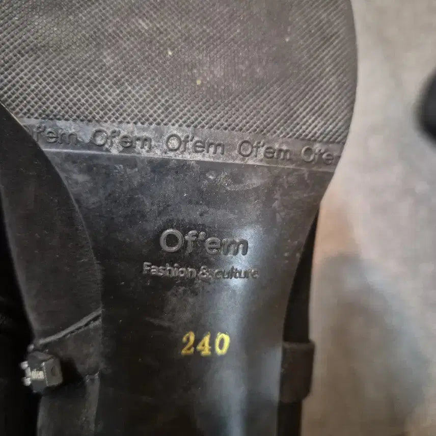 [BUNJANG] Ofem Ankle Boots (Size 240) / [Ofem 오펨 여성 앵클부츠 / 240]