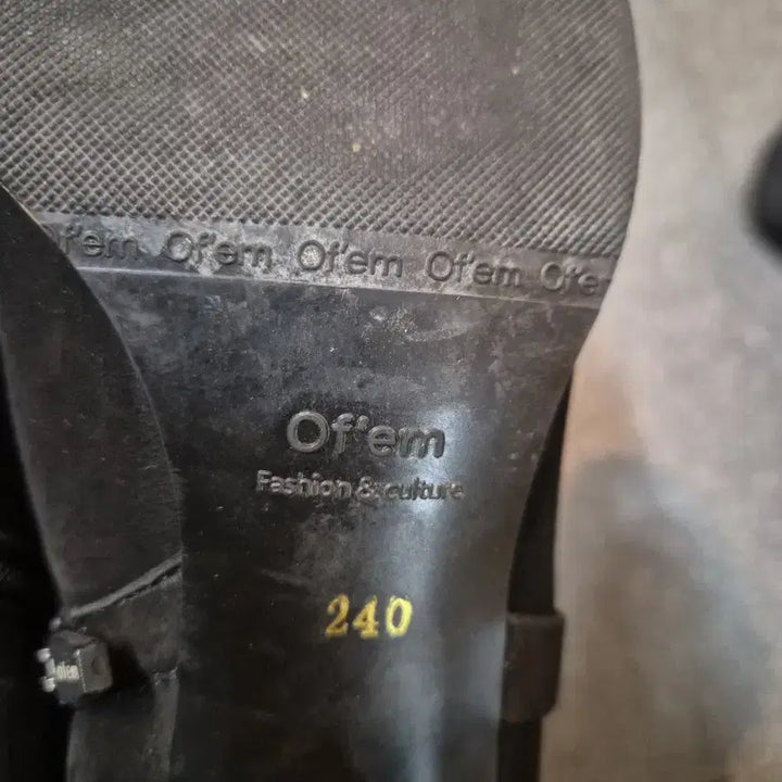 [BUNJANG] Ofem Ankle Boots (Size 240) / [Ofem 오펨 여성 앵클부츠 / 240]