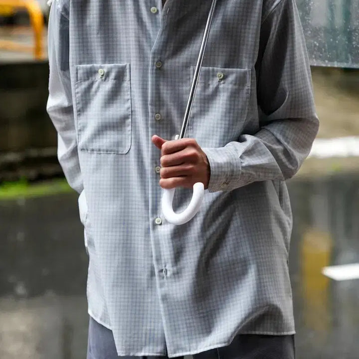 [BUNJANG] Matin Kim H Wool Work Shirt / [4] 마티앤선즈 H WOOL work shirts 머스터워크 별주 셔츠