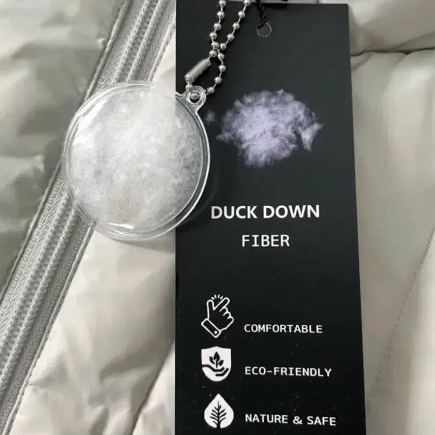 [BUNJANG] Light Gray Duck Down Lightweight Padded Jacket / 경량 패딩 오리털 라이트그레이 M,L,2XL사이즈 판매합니다.[새상품]