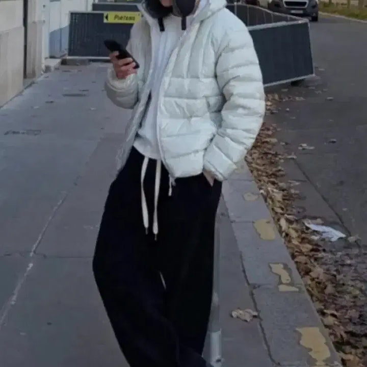 [BUNJANG] Light Gray Duck Down Lightweight Padded Jacket / 경량 패딩 오리털 라이트그레이 M,L,2XL사이즈 판매합니다.[새상품]