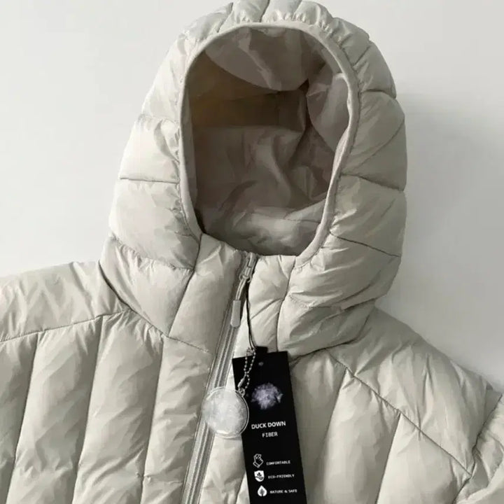 [BUNJANG] Light Gray Duck Down Lightweight Padded Jacket / 경량 패딩 오리털 라이트그레이 M,L,2XL사이즈 판매합니다.[새상품]