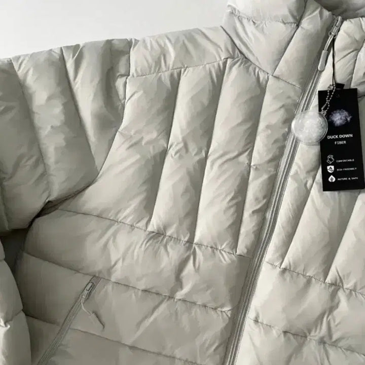 [BUNJANG] Light Gray Duck Down Lightweight Padded Jacket / 경량 패딩 오리털 라이트그레이 M,L,2XL사이즈 판매합니다.[새상품]