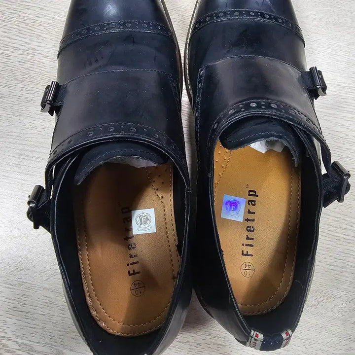 [BUNJANG] Firetrap Double Monk Strap Shoes - Black 285mm / 파이어트랩 블랙 더블몽크 스트랩 구두 285mm ㅡ 0123