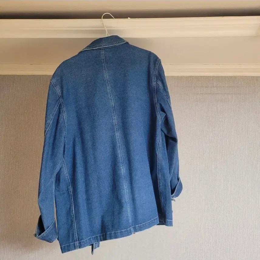 [BUNJANG] Spao Pocket Denim Work Jacket XL / 스파오 포켓 데님 워크 자켓 xl 105 반값택포