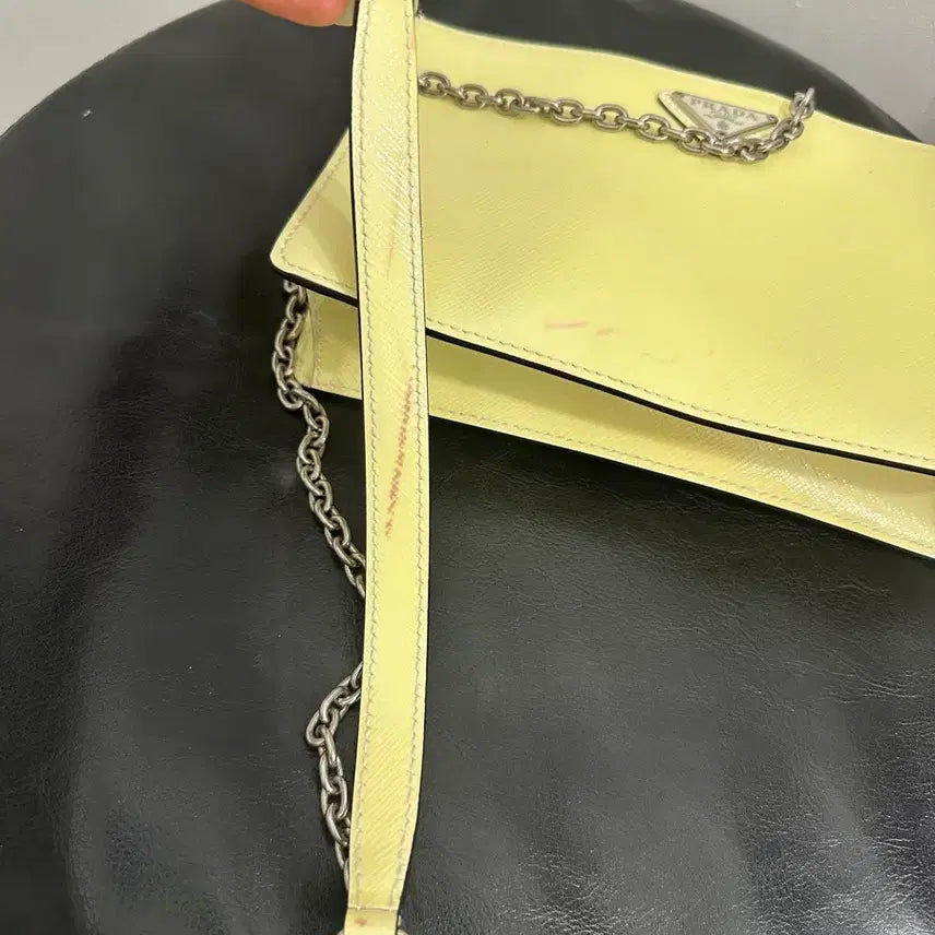 [BUNJANG] Prada Mini Crossbody Bag / 정품 프라다 미니백 크로스백 가방 가로20 변색 이염
