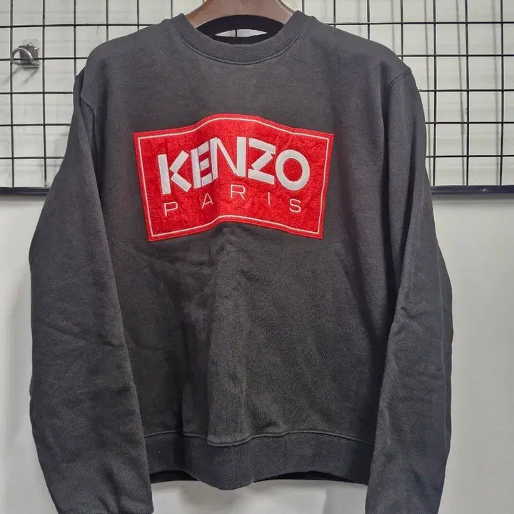 [BUNJANG] Kenzo Paris Black Sweatshirt / 95M 겐조 PARIS 블랙 맨투맨.