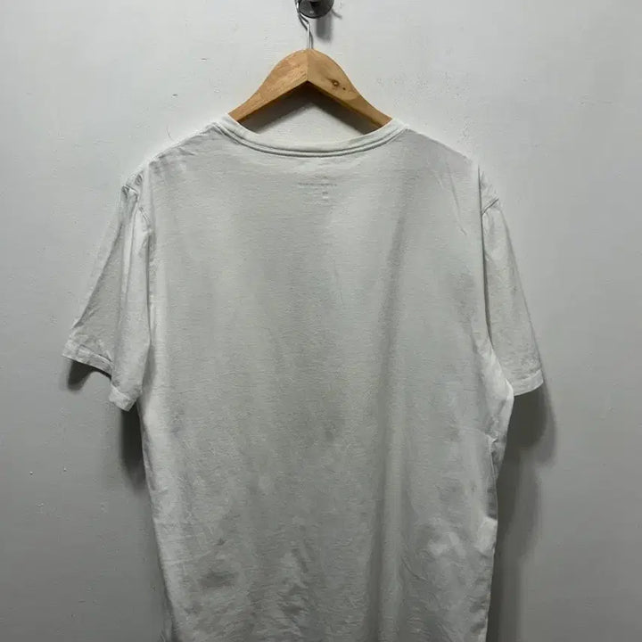 [BUNJANG] Nike White Short Sleeve T-shirt Swoosh Logo XL / 나이키 흰색 반팔 티셔츠 스우시 로고 XL