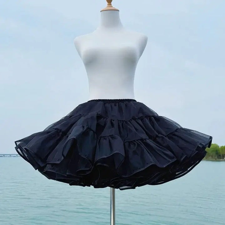 [BUNJANG] Lolita Soft Petticoat Tutu Skirt / 로리타 푹신한 무본살코기 스커트 서포터 치마자락 튜튜스커트(2컬러)