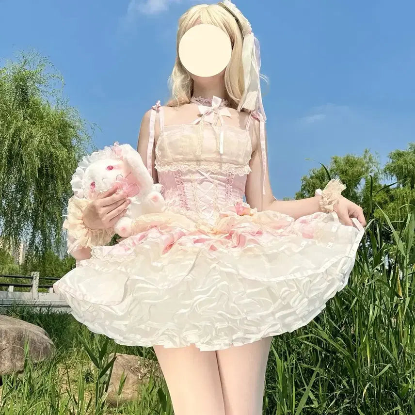 [BUNJANG] Lolita Soft Petticoat Tutu Skirt / 로리타 푹신한 무본살코기 스커트 서포터 치마자락 튜튜스커트(2컬러)