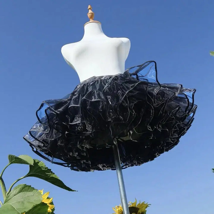 [BUNJANG] Lolita Soft Petticoat Tutu Skirt / 로리타 푹신한 무본살코기 스커트 서포터 치마자락 튜튜스커트(2컬러)