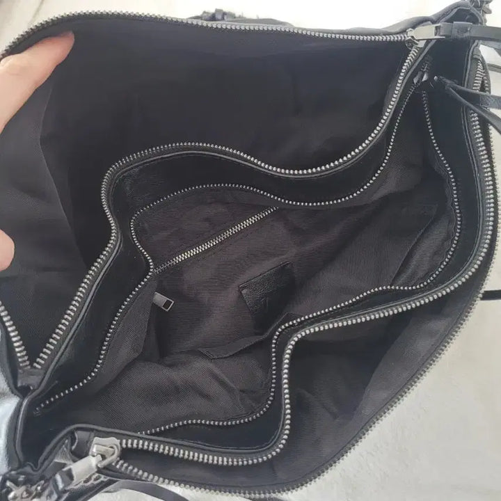 [BUNJANG] ZARA Black Chain Shoulder Bag / 자라 빅사이즈 블랙 체인 숄더백