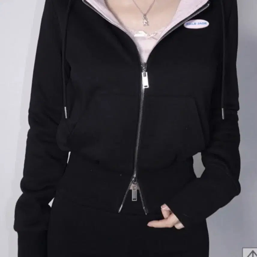 [BUNJANG] Fade Jade Waffle Hoodie Black / 페일제이드 와플 후드집업 블랙