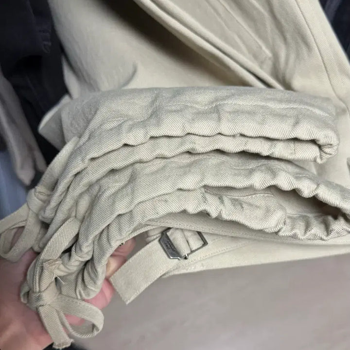 [BUNJANG] Nonode Double Pocket Twill Pants Beige / 3, 논노드 더블 포켓 트윌 팬츠 베이지