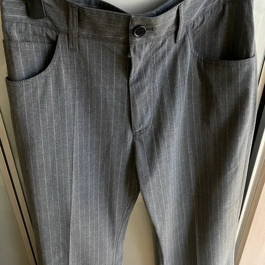 [BUNJANG] Ponytail 90s Pinstripe Slacks / ponytail 포니테일 90s 핀스트라이프 슬랙스