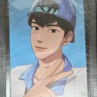 [BUNJANG] PLAVE Hamin Kkokkalcorn Photocard / 프레이브 꼬깔콘 파랑 하민 포카