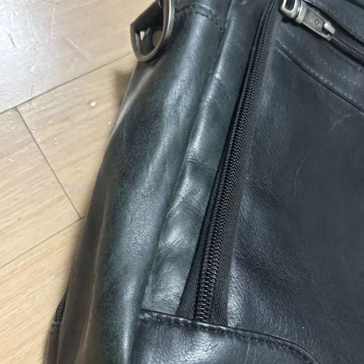 [BUNJANG] Samsonite Leather Briefcase / SAMSONITE 샘소나이트 통가죽 레더 브리프케이스 서류가방