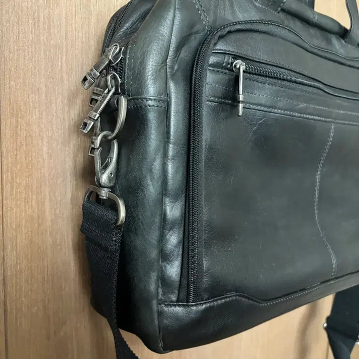 [BUNJANG] Samsonite Leather Briefcase / SAMSONITE 샘소나이트 통가죽 레더 브리프케이스 서류가방