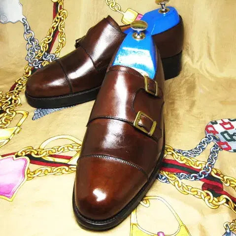 [BUNJANG] J.M. Weston Double Monk Strap Leather Shoes / 프랑스명품 제이엠 웨스통 카프 더블 몽크 스트렙 245