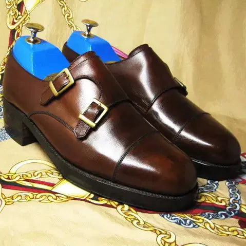 [BUNJANG] J.M. Weston Double Monk Strap Leather Shoes / 프랑스명품 제이엠 웨스통 카프 더블 몽크 스트렙 245