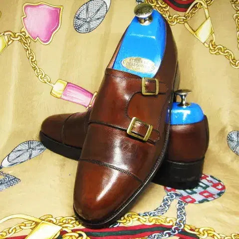 [BUNJANG] J.M. Weston Double Monk Strap Leather Shoes / 프랑스명품 제이엠 웨스통 카프 더블 몽크 스트렙 245