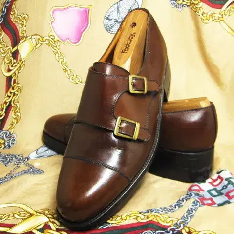 [BUNJANG] J.M. Weston Double Monk Strap Leather Shoes / 프랑스명품 제이엠 웨스통 카프 더블 몽크 스트렙 245