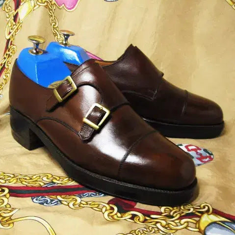 [BUNJANG] J.M. Weston Double Monk Strap Leather Shoes / 프랑스명품 제이엠 웨스통 카프 더블 몽크 스트렙 245