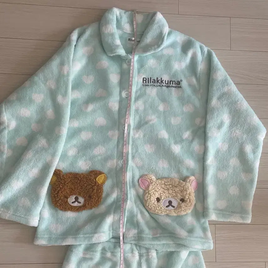 [SOLD OUT] 산엑스 리락쿠마 수면 잠옷 세트 민트