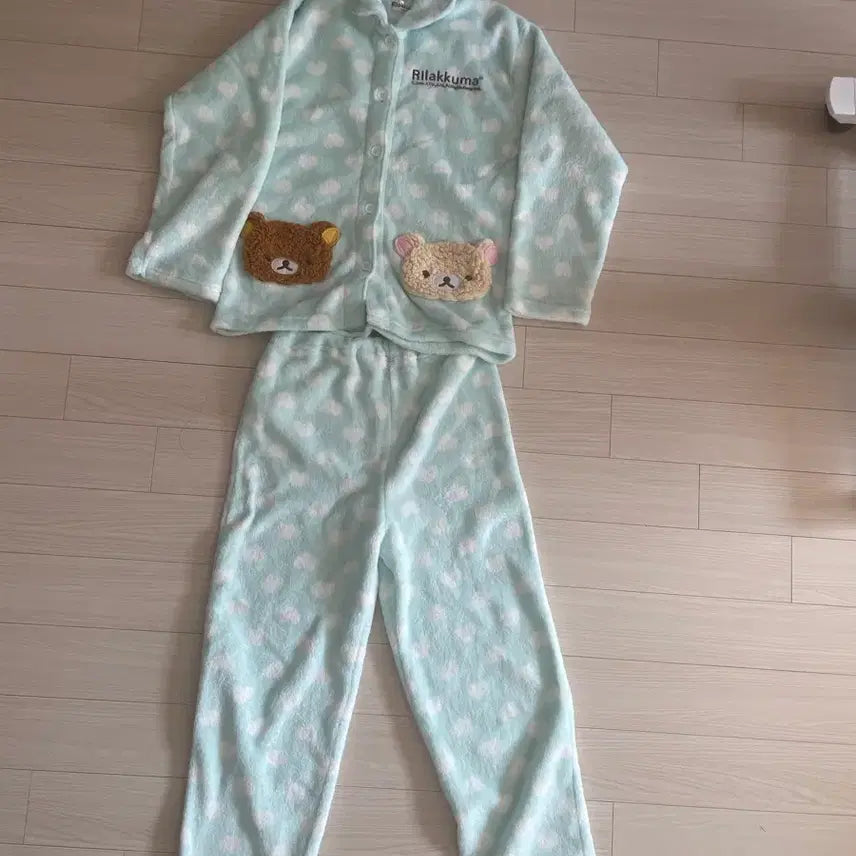 [SOLD OUT] 산엑스 리락쿠마 수면 잠옷 세트 민트