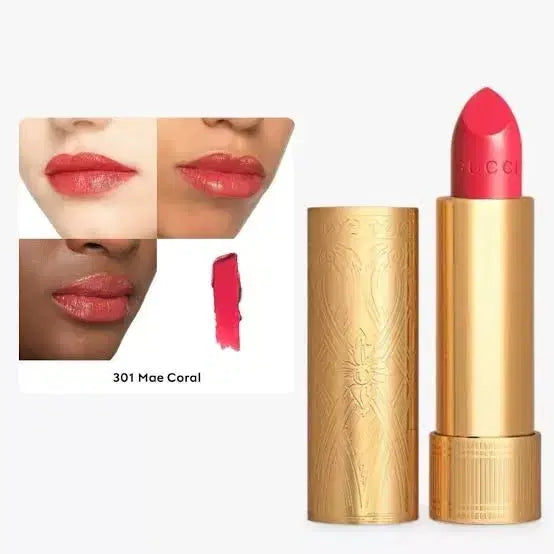 [BUNJANG] Gucci Rouge à Lèvres 301 Mae Coral Satin Lipstick / 구찌 루즈 아 레브르 301 Mae Coral 새틴 립스틱