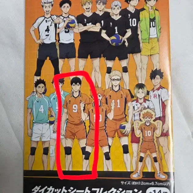 [BUNJANG] Haikyu Tobio Kageyama Die-cut Sheet Collection / 하이큐 다이컷 시트 컬렉션 카게야마 토비오