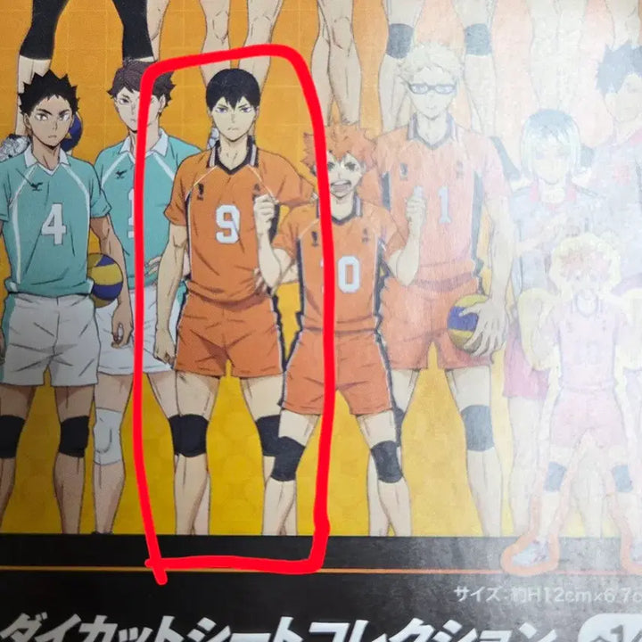 [BUNJANG] Haikyu Kagayama Tobio Die-cut Sheet Collection / 하이큐 다이컷 시트 컬렉션 카게야마 토비오