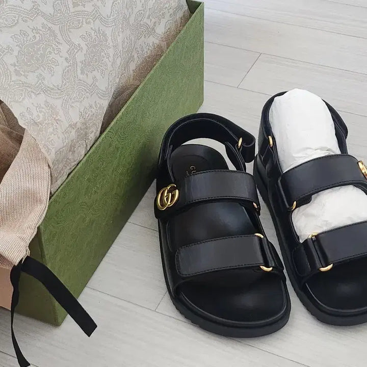 [BUNJANG] Gucci Velcro Sandals / (새상품) 구찌 밸크로 샌들 35