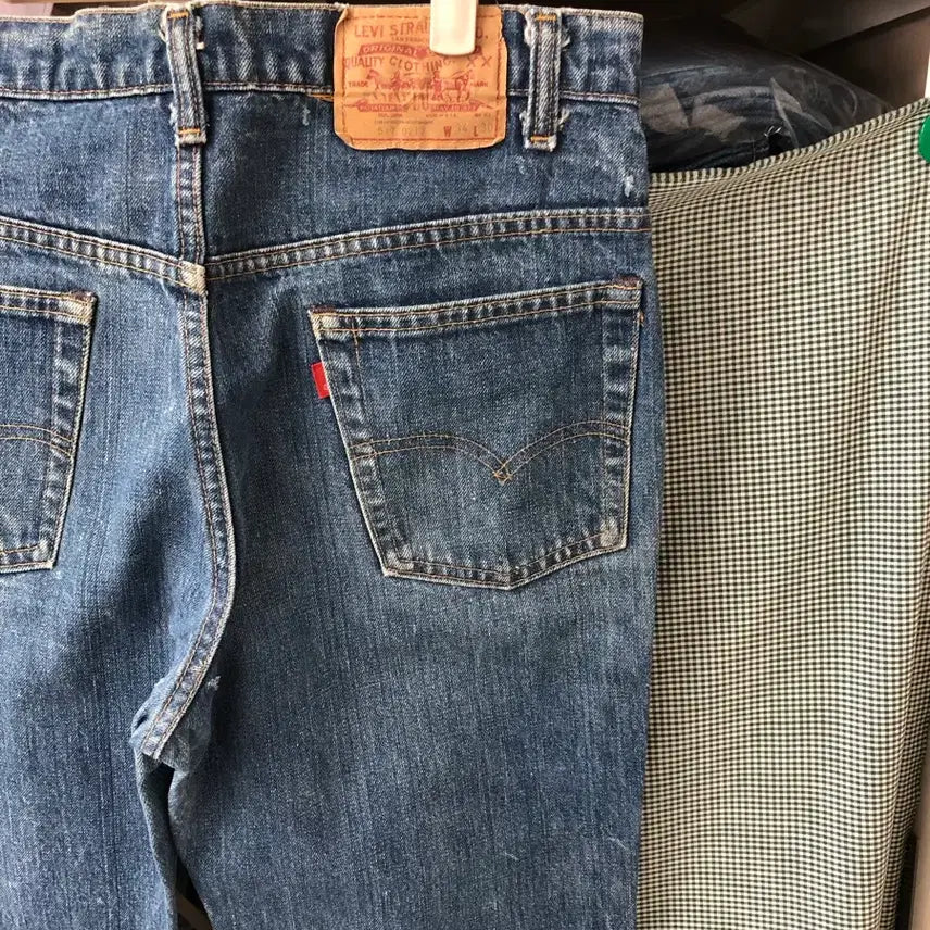 [BUNJANG] Levi's 517 Bootcut Jeans / 70s 리바이스517 부츠컷 66후기 탑버튼8 허리34 둘레84